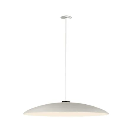 Santa & Cole Pendelleuchte HeadLed Metallic L von Santa & Cole White, 8 M / 315", White Built-In (Not Dimmable)
