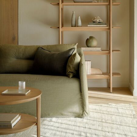 Ethnicraft_21413_Weave_sofa_Green_linen_fabric_3_seater_with_removable_Lifestyle