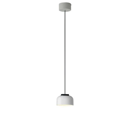 Santa & Cole Pendelleuchte HeadLed Ceramic S von Santa & Cole Hellrosa RAL 3015, White, Weiss / Weiss, 3 M / 118.1", White Surface Dimmable DALI