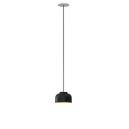 Santa & Cole Pendelleuchte HeadLed Ceramic S von Santa & Cole Hellrosa RAL 3015, Black, Weiss / Weiss, 3 M / 118.1", White Built-In (Not Dimmable)