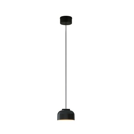 Santa & Cole Pendelleuchte HeadLed Ceramic S von Santa & Cole Hellrosa RAL 3015, Black, Weiss / Weiss, 8 M / 315", Black Surface (Not Dimmable)