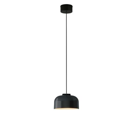 Santa & Cole Pendelleuchte HeadLed Ceramic L von Santa & Cole  Hellrosa RAL 3015, Black, Weiss / Weiss, 3 M / 118.1", Black Surface (Not Dimmable)