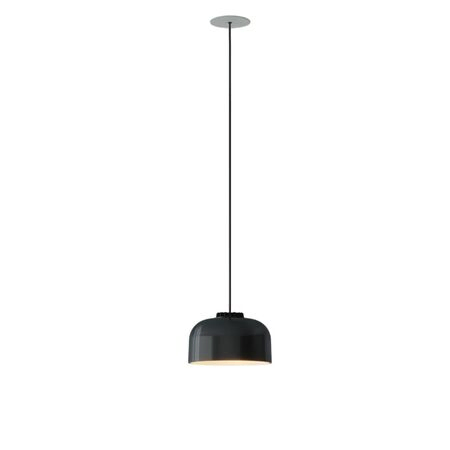 Santa & Cole Pendelleuchte HeadLed Ceramic L von Santa & Cole  Hellrosa RAL 3015, Black, Weiss / Weiss, 3 M / 118.1", White Surface Dimmable 1-10V
