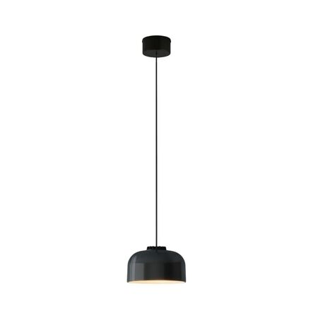 Santa & Cole Pendelleuchte HeadLed Ceramic L von Santa & Cole  Hellrosa RAL 3015, Black, Weiss / Weiss, 8 M / 315", Black Surface Dimmable 1-10V