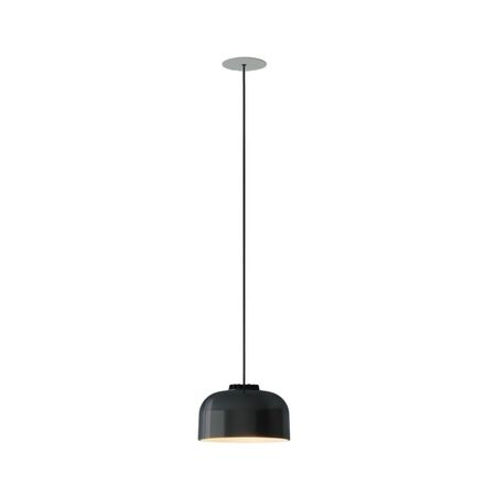 Santa & Cole Pendelleuchte HeadLed Ceramic L von Santa & Cole  Hellrosa RAL 3015, Black, Weiss / Weiss, 8 M / 315", White Built-In (Not Dimmable)