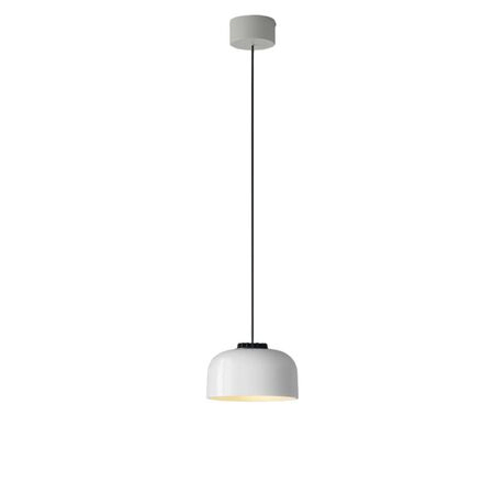 Santa & Cole Pendelleuchte HeadLed Ceramic L von Santa & Cole  Hellrosa RAL 3015, White, Weiss / Weiss, 3 M / 118.1", White Surface (Not Dimmable)
