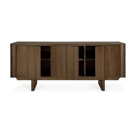 Ethnicraft_14322_Pillar_sideboard_varnsihed_teak_Wild_Brown_3_doors