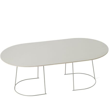 Muuto Couchtisch Airy von Muuto Grey, Large