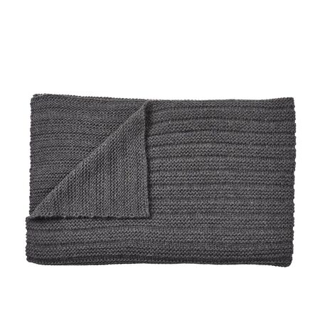 Muuto Decke Ample von Muuto Dunkelgrau