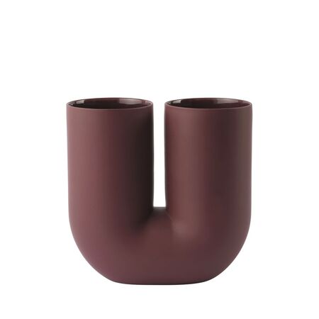 Muuto Vase 'Kink' Tiefrot