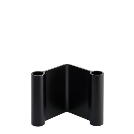 Muuto Kerzenhalter Pair von Muuto  Schwarz, H: 11 cm