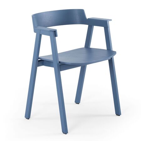 Gazzda Flip Stuhl von Gazzda Lackierte Eichenholz - RAL 5014 Blue
