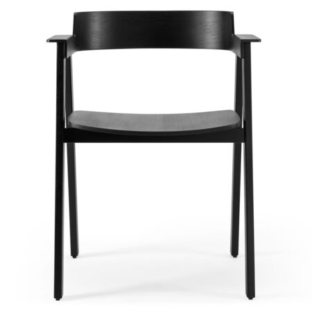 Gazzda_Flip_Stuhl_Lackeierte_Eichenholz_Ral9005_Black