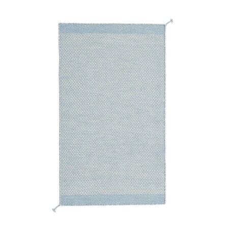 Muuto Recycelter Outdoor Teppich Ply von Muuto Light Blue, 140 cm x 85 cm