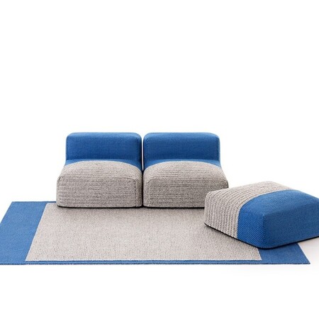 Gan-Rugs MANGAS OUTDOOR MODULE von Gan  Blau