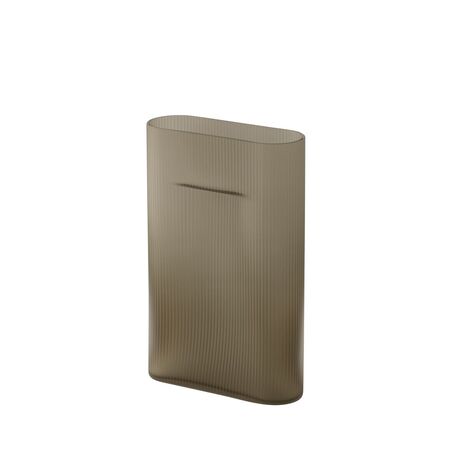 Muuto Ridge Vase Taupe, H: 35 cm