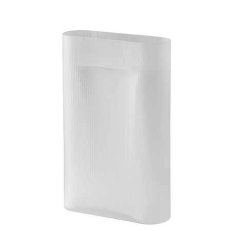 Muuto Ridge Vase Weiss, H: 48.5 cm
