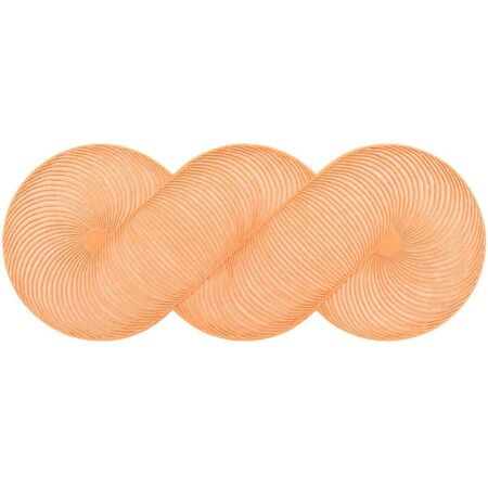 Gan-Rugs GIRO RUG von Gan Rug Pfirsich , L: 132 cm / B: 324 cm