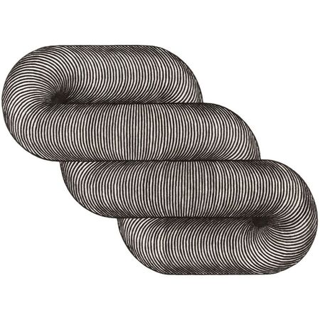 Gan-Rugs GIRO RUG von Gan Rug Schwarz Weiss, L: 264 cm / B: 363 cm