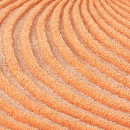 Gan-Rugs GIRO RUG von Gan Rug Pfirsich , L: 264 cm / B: 363 cm