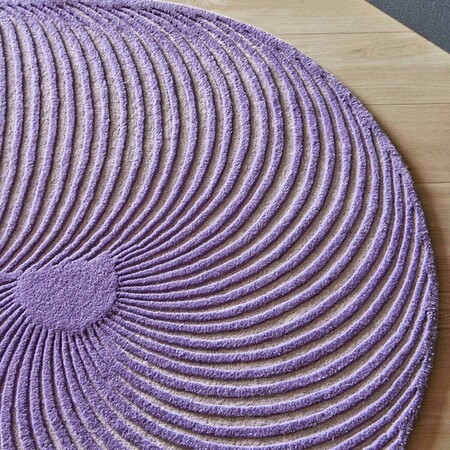 Gan-Rugs GIRO RUG von Gan Rug Flieder, L: 264 cm / B: 363 cm