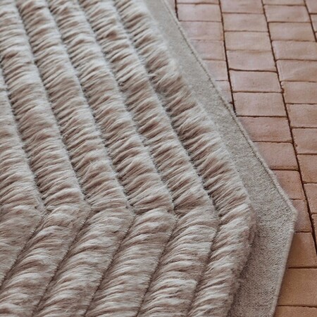 Gan-Rugs LINES RUG von Gan Rugs  Braun, L: 205 cm / B: 334 cm