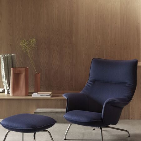 Hoher Lounge Chair Doze von Muuto, Ottoman