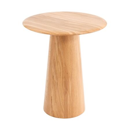 Gazzda Mushroom Beistelltisch von Gazzda Eiche geölt - Natur geölt,  Ø: 40 cm / H: 47 cm