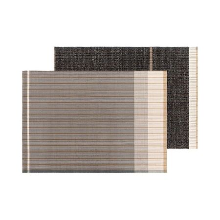 Gan-Rugs REVERSIBLE RUG von Gan Rugs Schwarz, L: 170 cm / B: 240 cm