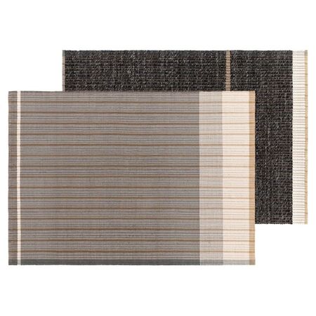 Gan-Rugs REVERSIBLE RUG von Gan Rugs Schwarz, L: 200 cm / B: 300 cm
