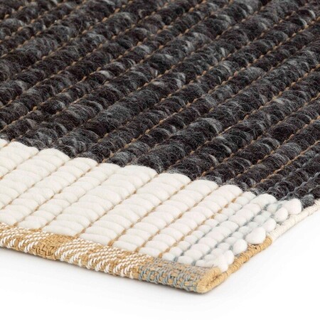 Gan-Rugs REVERSIBLE RUG von Gan Rugs Schwarz, L: 200 cm / B: 300 cm