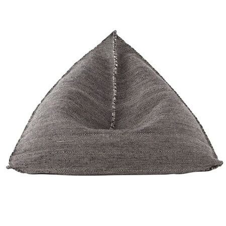 Gan-Rugs Sail Pouf von Gan Rugs Schwarz