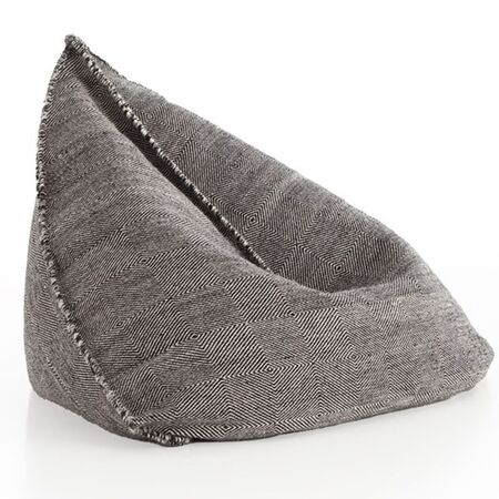 Gan-Rugs Sail Pouf von Gan Rugs Schwarz
