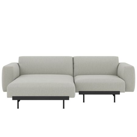 Muuto Modular 2-Sitzer Sofa mit Chaiselounge In Situ von Muuto Clay 12, Chaiselounge links