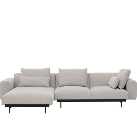 Muuto Modular 3-Sitzer Sofa mit Chaiselounge In Situ von Muuto Clay 12, Chaiselounge links