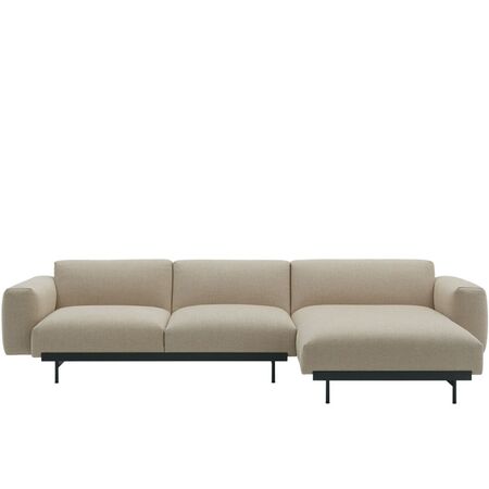 Muuto Modular 3-Sitzer Sofa mit Chaiselounge In Situ von Muuto Ecriture 240, Chaiselounge rechts