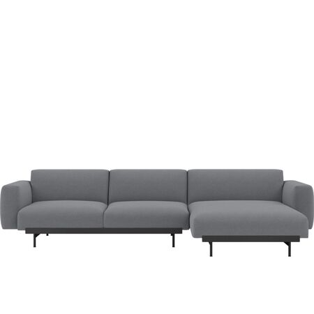 Muuto Modular 3-Sitzer Sofa mit Chaiselounge In Situ von Muuto Ocean 80, Chaiselounge rechts