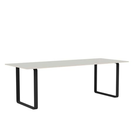 Muuto Muuto 70/70 Tisch Grey Nanolaminate/Plywood/Black, 225 x 90 cm