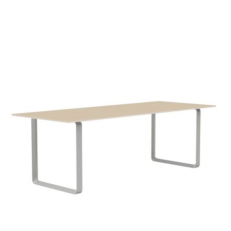 Muuto Muuto 70/70 Tisch Oak Veneer/Plywood/Grey, 225 x 90 cm