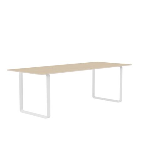 Muuto Muuto 70/70 Tisch Oak Veneer/Plywood/White, 225 x 90 cm