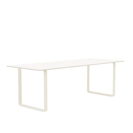 Muuto Muuto 70/70 Tisch White Laminate/Plywood/Sand, 225 x 90 cm