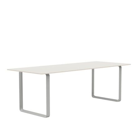 Muuto Muuto 70/70 Tisch White Nanolaminate/Plywood/Grey, 225 x 90 cm