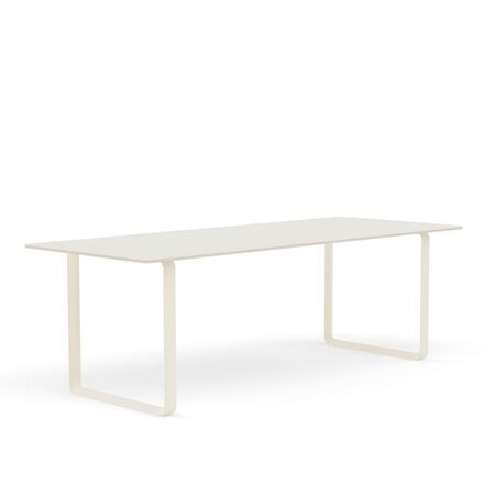Muuto Muuto 70/70 Tisch White Nanolaminate/Plywood/Sand, 225 x 90 cm