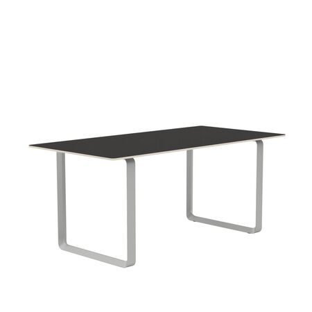 Muuto Muuto 70/70 Tisch Black Linoleum/Plywood/Grey, 170 x 85 cm