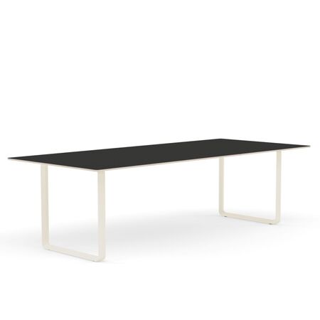 Muuto Muuto 70/70 Tisch Black Nanolaminate/Plywood/Sand, 255 x 108 cm
