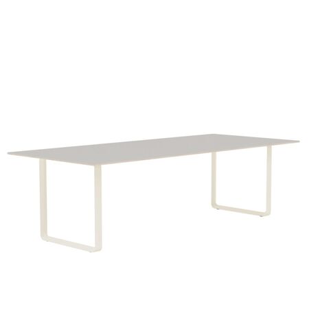 Muuto Muuto 70/70 Tisch Grey Linoleum/Plywood/Sand, 255 x 108 cm