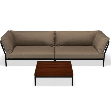 Houe Houe LEVEL 2 Kombination 07 - Outdoor Sofa Dark Grey, Ash Heritage 92