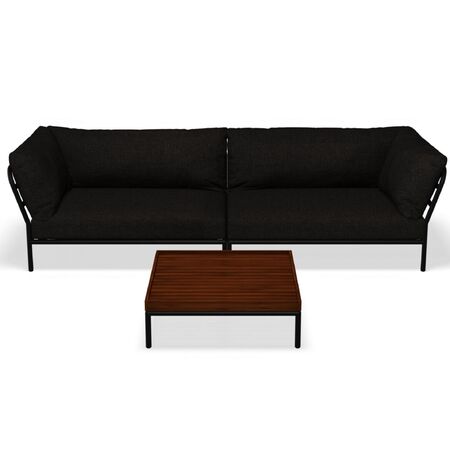 Houe Houe LEVEL 2 Kombination 07 - Outdoor Sofa Dark Grey, Dark Grey Basic 98