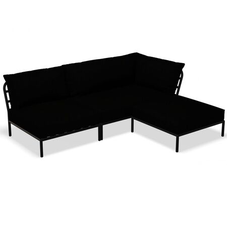 Houe Houe LEVEL 2 Kombination 06 - Outdoor Sofa Dark Grey, Char Heritage 68