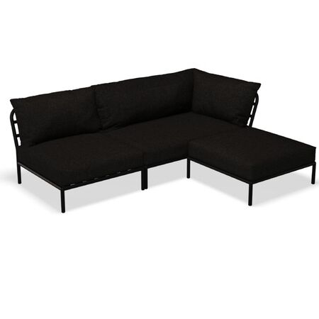 Houe Houe LEVEL 2 Kombination 06 - Outdoor Sofa Dark Grey, Dark Grey Basic 98